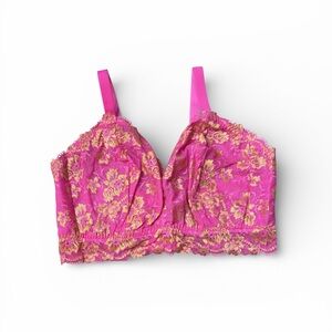 Cosabella Savona Longline Bralette Pink/Gold 3X